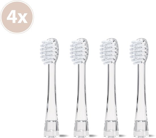 Têtes de brosse Liefjes & Co – 18-48 mois – Lot de 4 – Têtes de brosse souples