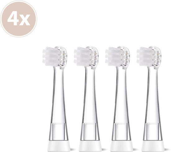Liefjes & Co Têtes de brosse – 3-18 mois – Lot de 4 – Têtes de brosse souples