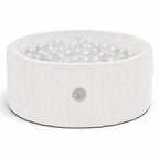 Liefjes & Co Corduroy Wit Ballenbak Met 200 Ballen – Baby & Kinder Ballenbad – Zacht Foam – Speelgoed