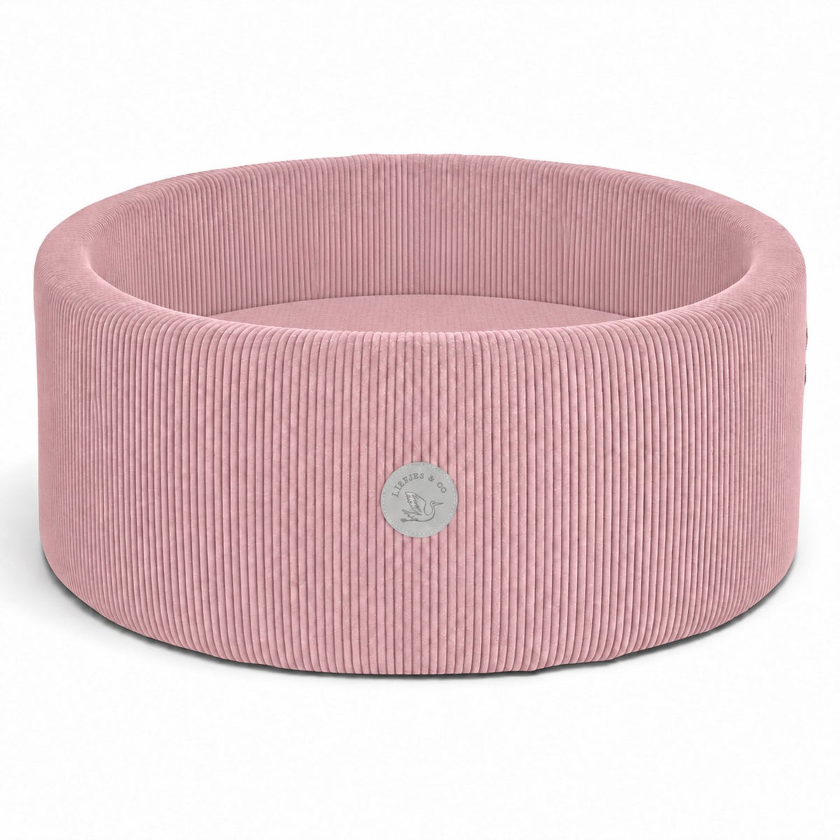 Liefjes & Co Corduroy Roze Ballenbak Met 200 Ballen – Baby & Kinder Ballenbad – Zacht Foam – Speelgoed