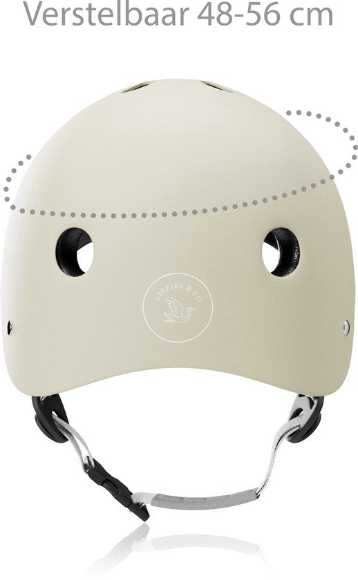Liefjes & Co Loopfiets / Driewieler Vanaf 1 Jaar Met Helm Vanille Beige