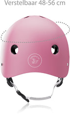 Liefjes & Co Kinderstep – Met Kinderhelm - Lichtgevende Wielen – Pastelroze