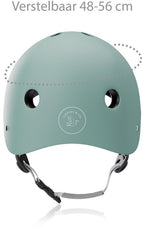 Liefjes & Co Kinderstep – Met Kinderhelm - Lichtgevende Wielen – Saliegroen