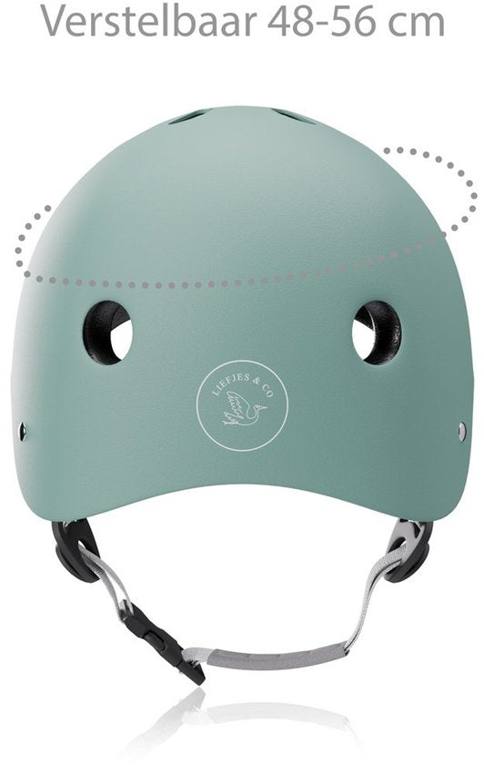 Liefjes & Co Loopfiets / Driewieler Vanaf 1 Jaar Met Helm Salliegroen