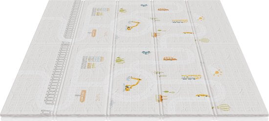 Liefjes & Co Speelmat Baby - Speelkleed Baby 180x200x1,5 cm – XPE Foam Speelkleed – Dubbelzijdige Opvouwbare Kruipmat