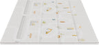 Liefjes & Co Speelmat Baby - Speelkleed Baby 180x200x1,5 cm – XPE Foam Speelkleed – Dubbelzijdige Opvouwbare Kruipmat