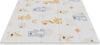 Liefjes & Co Speelmat Baby - Speelkleed Baby 180x200x1,5 cm – XPE Foam Speelkleed – Dubbelzijdige Opvouwbare Kruipmat