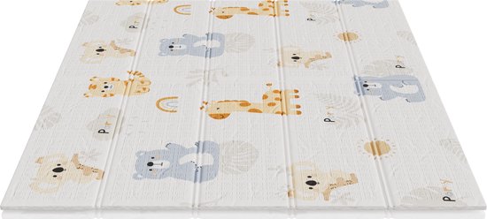 Liefjes & Co Speelmat Baby - Speelkleed Baby 180x200x1,5 cm – XPE Foam Speelkleed – Dubbelzijdige Opvouwbare Kruipmat