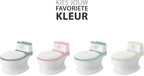 Liefjes & Co Plaspotje - Wc-trainer - Kinder toilet met doorspoel geluid Vanille Beige