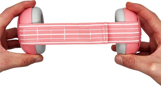 Liefjes & Co Baby - Verstelbaar Gehoorbescherming Voor Baby - Peuter - Kind - 23 dB - Roze