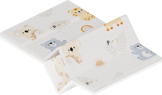 Liefjes & Co Speelmat Baby - Speelkleed Baby 180x200x1,5 cm – XPE Foam Speelkleed – Dubbelzijdige Opvouwbare Kruipmat