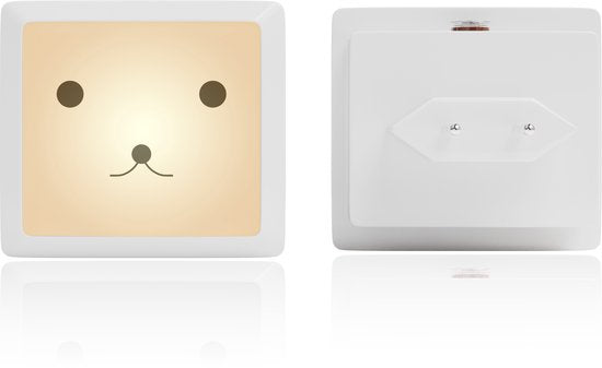 Liefjes & Co Nachtlampje Kinderen - Baby - Automatische Lichtsensor - Met Stopcontactbeschermers - 2 Stuks