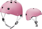 Liefjes & Co Kinderstep – Met Kinderhelm - Lichtgevende Wielen – Pastelroze