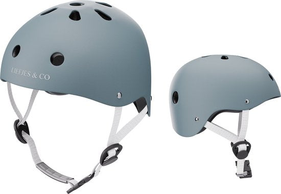Liefjes & Co Loopfiets / Driewieler Vanaf 1 Jaar Met Helm Pastelblauw