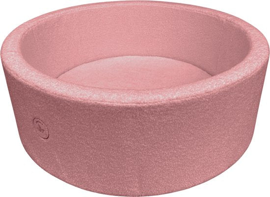 Liefjes & Co Teddy Pink Ballenbak Rond met 200 BPA-vrije Ballen – Baby & Kinder Ballenbad – Zacht Foam – Speelgoed