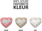 Liefjes & Co Fluffy Beige Hart Ballenbak Met 200 Ballen – Baby & Kinder Ballenbad – Zacht Foam – Speelgoed