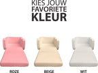 Liefjes & Co Teddy 2 in 1 Sofa - Kinderfauteuils - Kinderstoel - Kindersofa - Roze