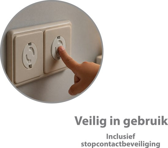 Liefjes & Co Nachtlampje Kinderen Dimbaar - Baby - Automatische Lichtsensor - Met Stopcontactbeschermers - 2 Stuks