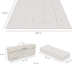 Liefjes & Co Speelmat Baby - Speelkleed Baby 180x200x1,5 cm – XPE Foam Speelkleed – Dubbelzijdige - Opvouwbaar