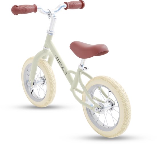 Liefjes & Co Loopfiets - 12 Inch - Vanille Beige - 2-4 jaar
