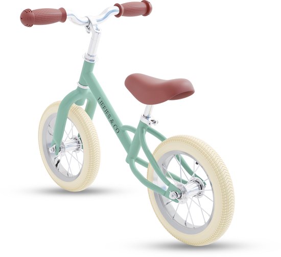 Liefjes & Co Loopfiets - 12 Inch - Saliegroen - 2-4 jaar