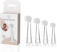 Liefjes & Co Têtes de brosse – 3-18 mois – Lot de 4 – Têtes de brosse souples