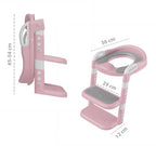 Liefjes & Co WC Verkleiner met Trapje - Potje Peuter - Toilettrainer Roze
