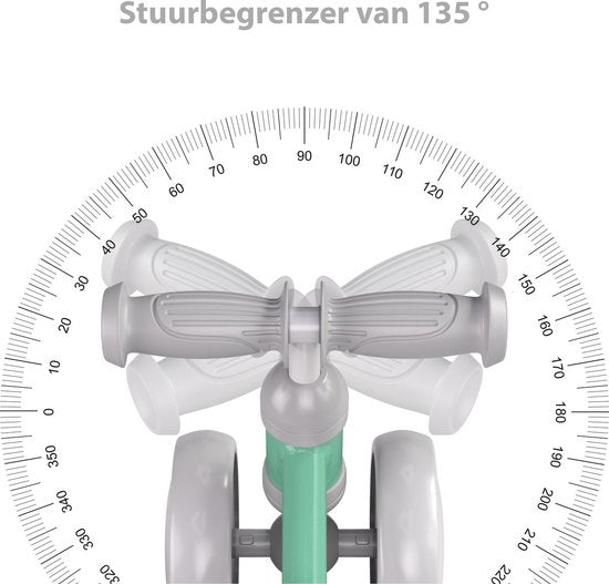 Liefjes & Co Loopfiets / Driewieler Vanaf 1 Jaar Met Helm Salliegroen
