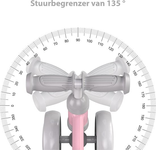 Liefjes & Co Loopfiets / Driewieler Vanaf 1 Jaar Met Helm Pastelblauw
