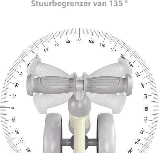 Liefjes & Co Loopfiets / Driewieler Vanaf 1 Jaar Met Helm Vanille Beige
