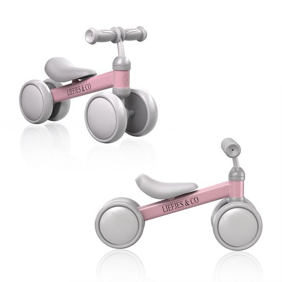 Liefjes & Co Loopfiets / Driewieler Vanaf 1 Jaar Met Helm Pastelblauw