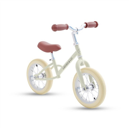Liefjes & Co Loopfiets - 12 Inch - Vanille Beige - 2-4 jaar