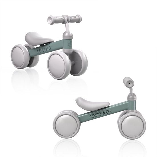 Liefjes & Co Loopfiets / Driewieler Vanaf 1 Jaar Met Helm Pastelblauw