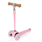 Liefjes & Co Kinderstep – 3-wielen Step - Met Lichtgevende Wielen – 2-6 jaar – Pastelroze