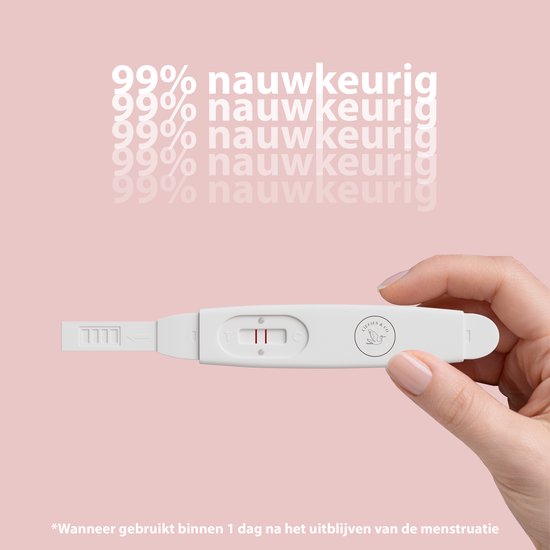 Liefjes & Co Zwangerschapstest Midstream (10 stuks) – Extra Vroege Detectie – Zeer Betrouwbaar