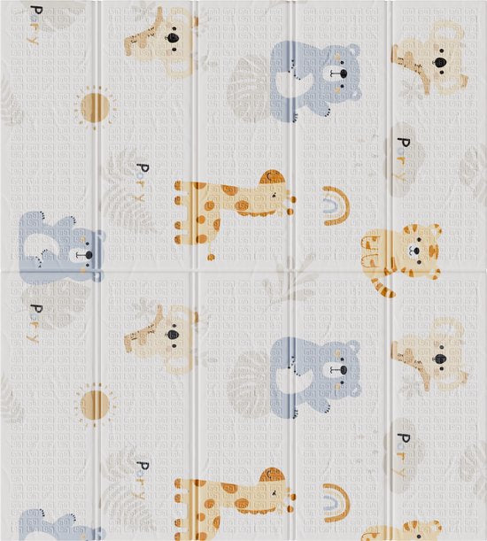 Liefjes & Co Speelmat Baby - Speelkleed Baby 180x200x1,5 cm – XPE Foam Speelkleed – Dubbelzijdige - Opvouwbaar