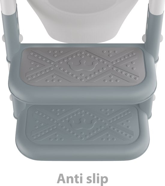 Liefjes & Co WC Verkleiner met Trapje - Potje Peuter - Toilettrainer Blauw