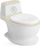 Pot de chambre Liefjes & Co – Apprentissage de la propreté – Toilettes pour enfants avec bruit de chasse d'eau Vanille Beige