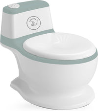 Liefjes & Co Plaspotje - Wc-trainer - Kinder toilet met doorspoel geluid Pastelblauw