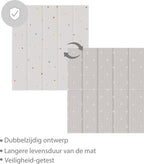 Liefjes & Co Speelmat Baby - Speelkleed Baby 180x200x1,5 cm – XPE Foam Speelkleed – Dubbelzijdige - Opvouwbaar