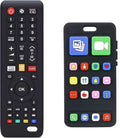 Liefjes & Co Baby Afstandsbediening + Baby Telefoon – Babyspeelgoed 100% Siliconen Speelgoed