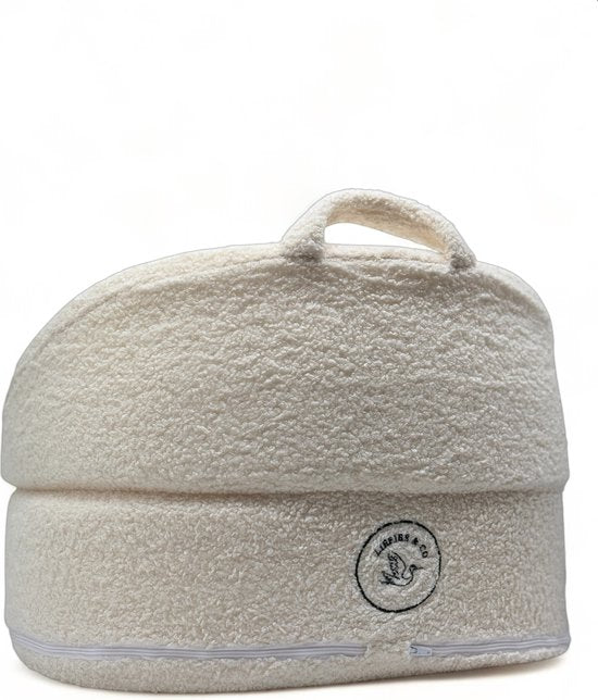 Liefjes & Co Teddy Fluffy Sofa - Kinderfauteuils - Kinderstoel - Kindersofa - Wit