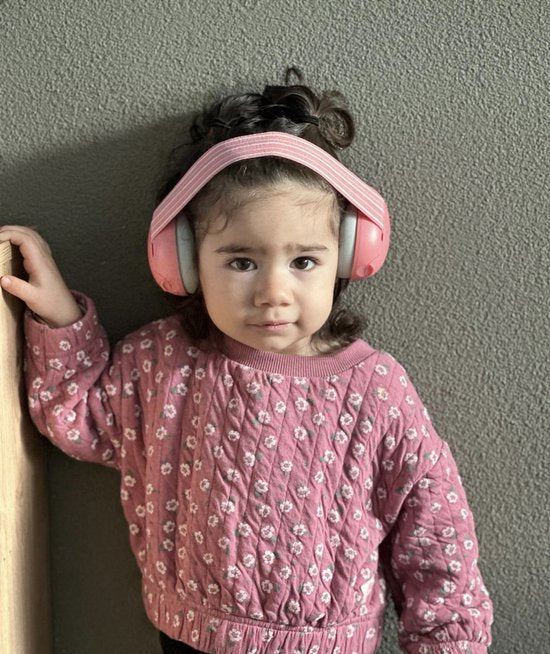 Liefjes & Co Baby - Verstelbaar Gehoorbescherming Voor Baby - Peuter - Kind - 23 dB - Roze