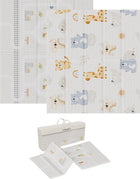 Liefjes & Co Speelmat Baby - Speelkleed Baby 180x200x1,5 cm – XPE Foam Speelkleed – Dubbelzijdige Opvouwbare Kruipmat