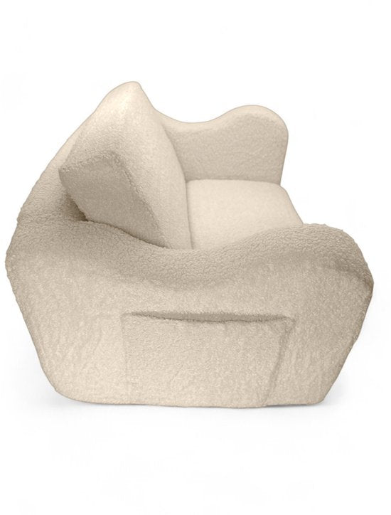 Liefjes & Co Teddy 2 in 1 Sofa - Kinderfauteuils - Kinderstoel - Kindersofa - Beige