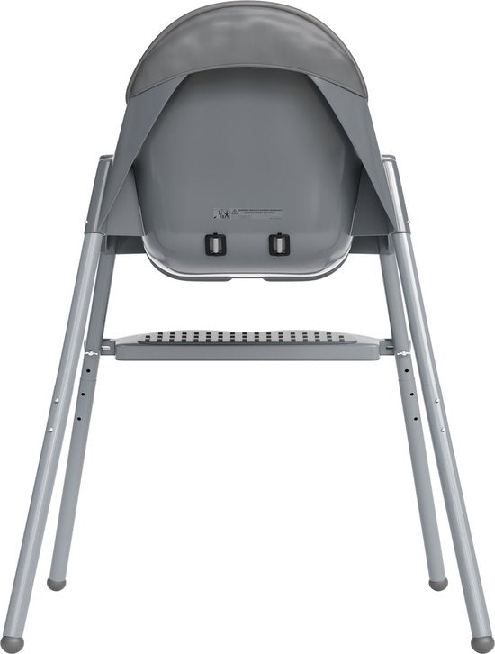 Liefjes & Co Kinderstoel - Eetstoel Baby – Inclusief Kussen – Verstelbare Baby Eetstoel – 2 in 1 & Peuterstoel – Grijs