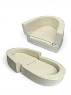 Liefjes & Co Lit pliant / Canapé pliable Blanc