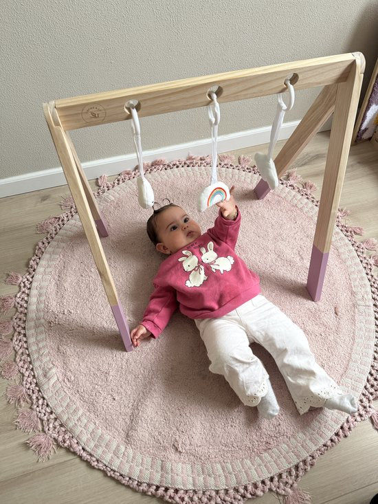 Liefjes & Co - Babygym - Hout - Baby Pink