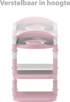 Liefjes & Co WC Verkleiner met Trapje - Potje Peuter - Toilettrainer Roze