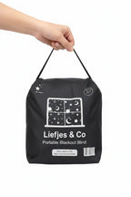 Liefjes & Co Portable Blackout Star Curtain – Verduisteringsgordijn met Zuignappen – Geschikt voor Ramen tot 130×200 cm